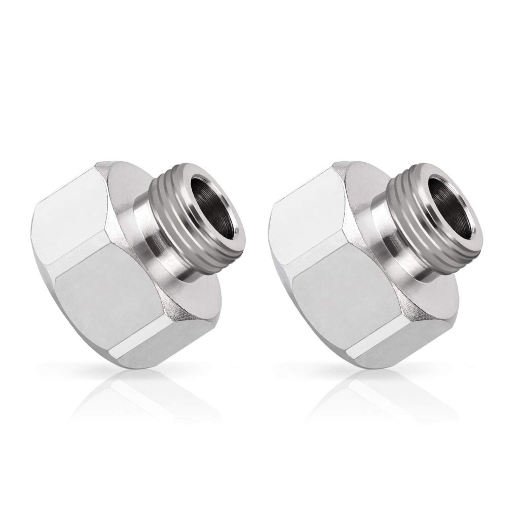 Water Hose Adapter, Arofa Brass Faucet Hose Adapter 3/8 to 1/2 Adapter